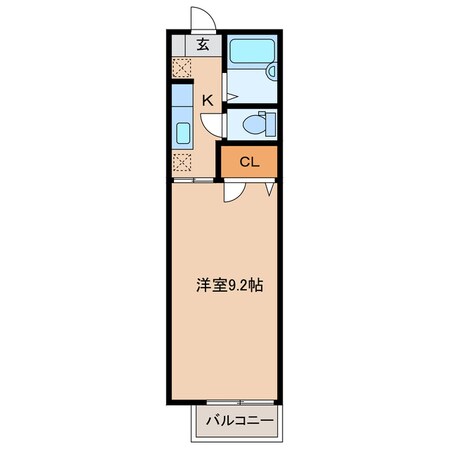 ハイツFloralⅡの物件間取画像